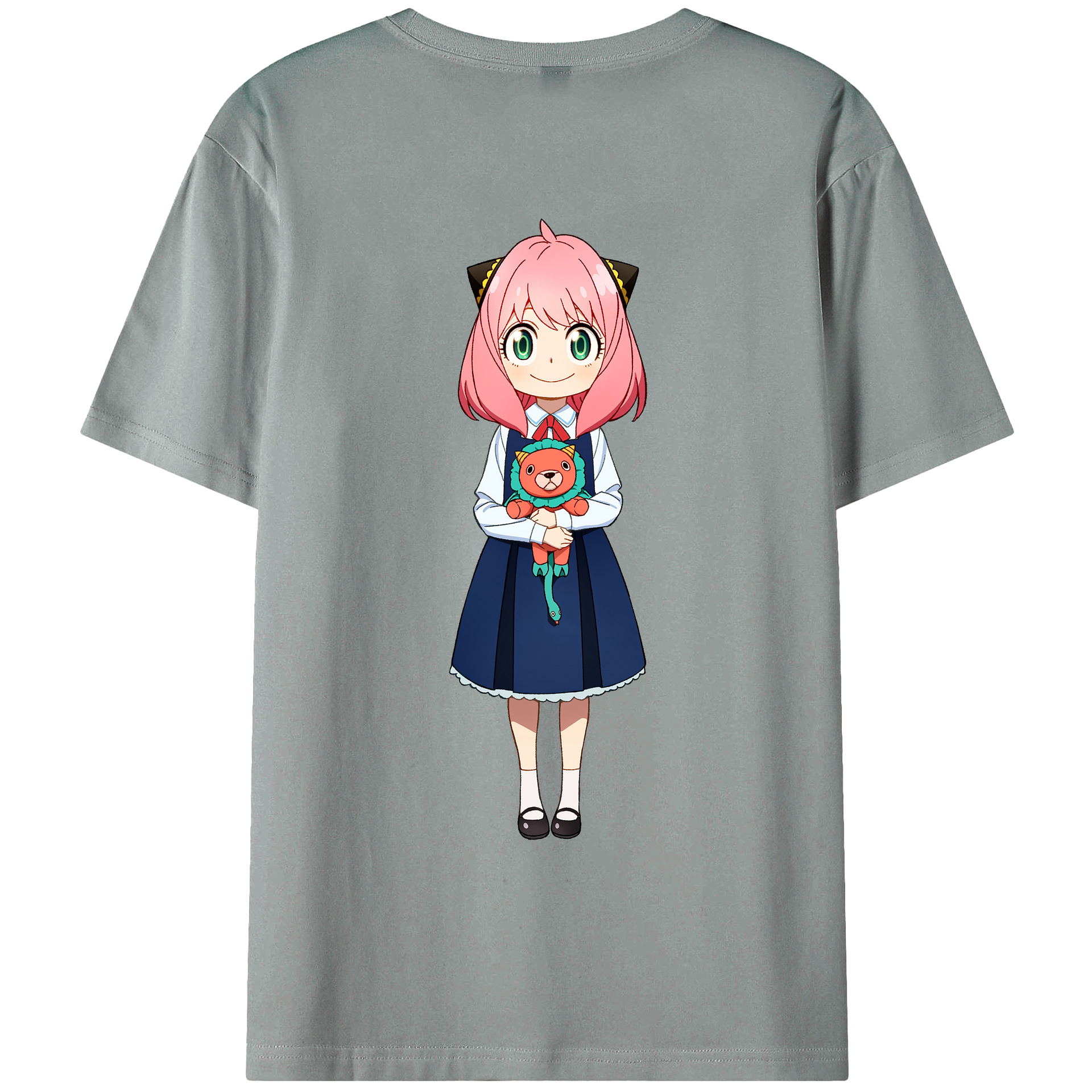 （画像用） SPY×FAMILY间谍家家酒 綿100％ メンズ半袖Tシャツ（バックプリント） 通気性